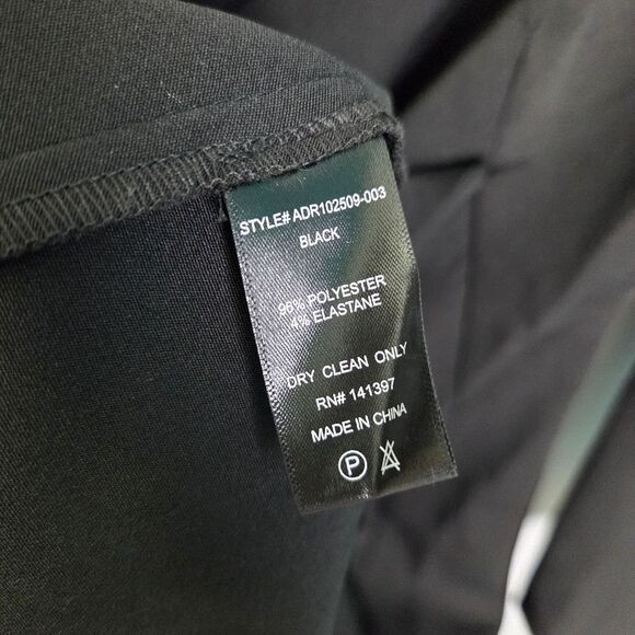 ASTR The Label Off Shoulder Tuxedo Collar Black Mini Dress Size Large - Picture 7 of 7